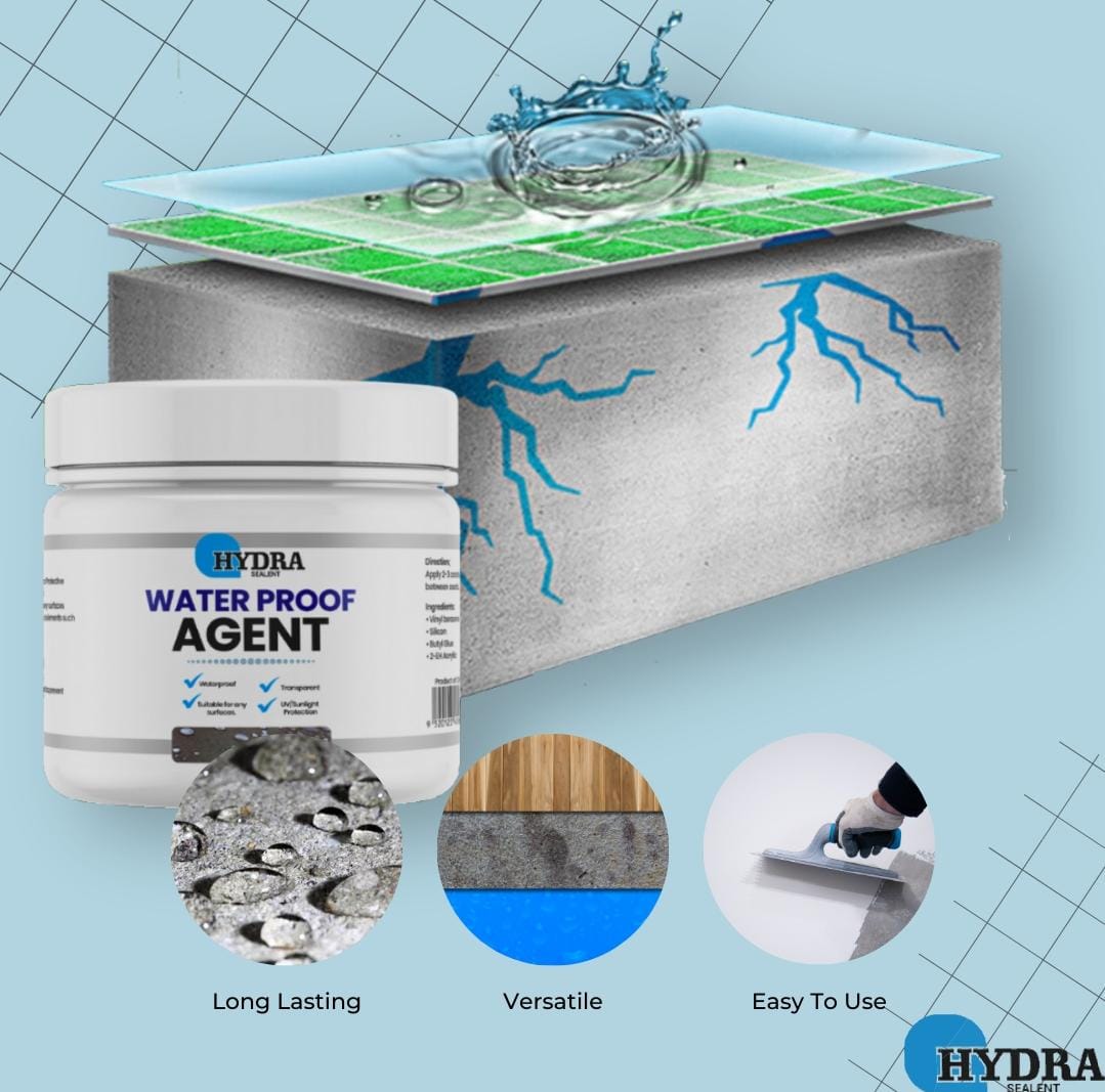 Hydra Sealant Waterproof Sealant 500mg, Waterproofing Agent, Anti-Leakage Waterproofing Agent, Transparent Waterproof Paint, Original Highly Effective and Transparent Waterproof Sealant Glue
